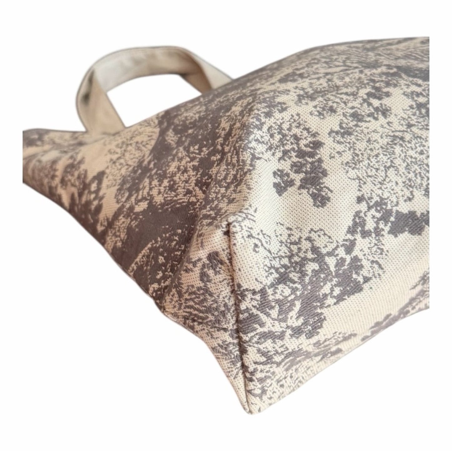 Authentic Christian Dior boutique canvas tote  Dior toile print with front logo.