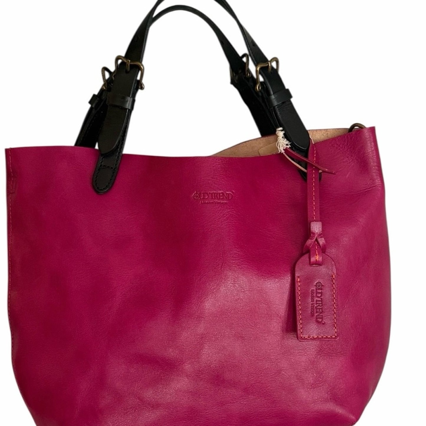 Old Trend “New Vintage” Dip Dye Mini Tote – Pink & Black NWT