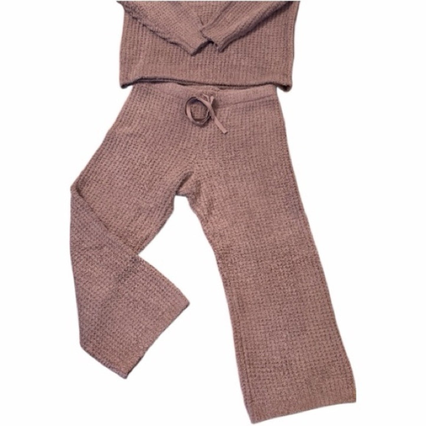 Softies XL Waffle Marshmallow Lounge Set Driftwood Oprah Favorite Things NWT