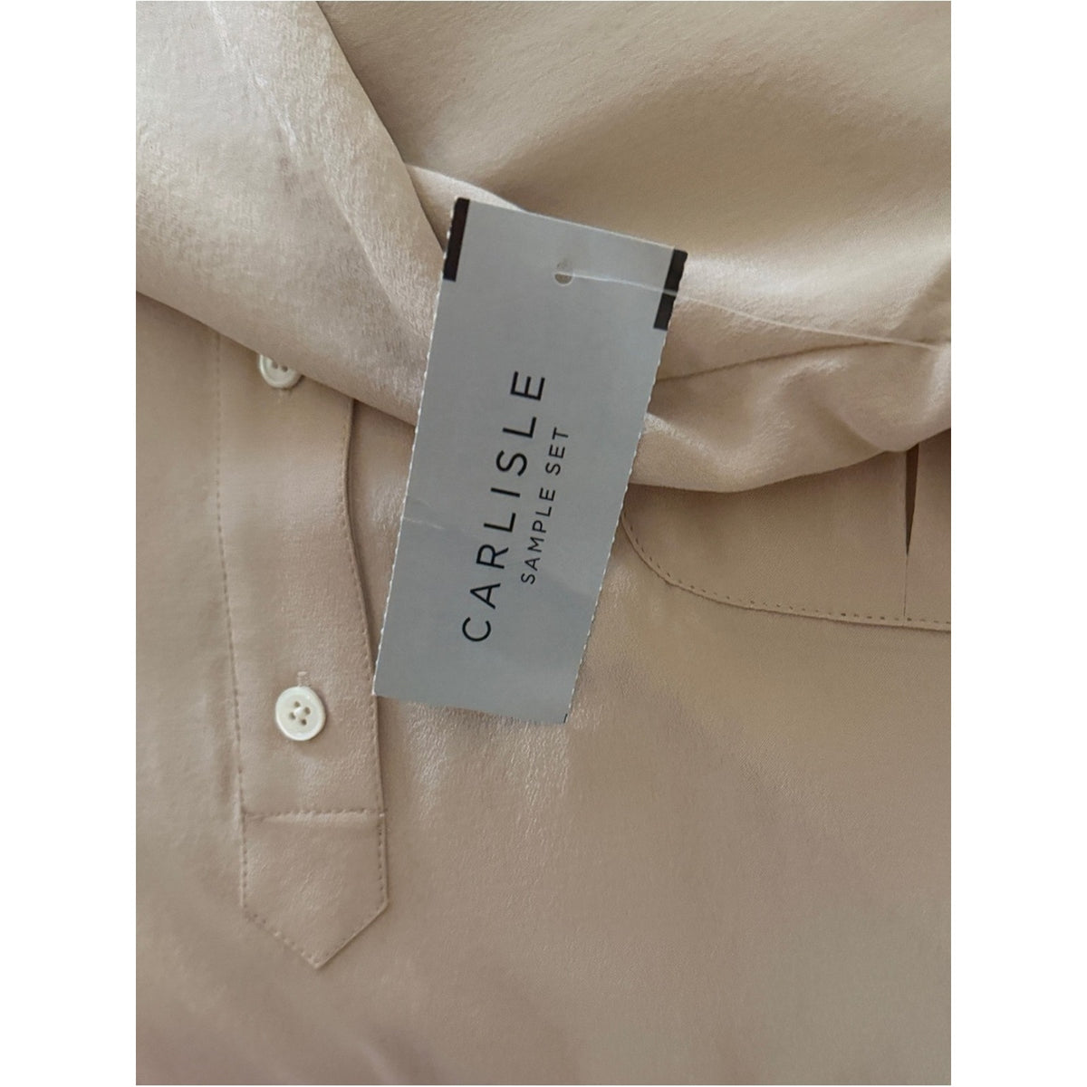 Per Se by Carlisle Street Fair 100% Silk Colorblock Shirt Dress Size 12 NWT