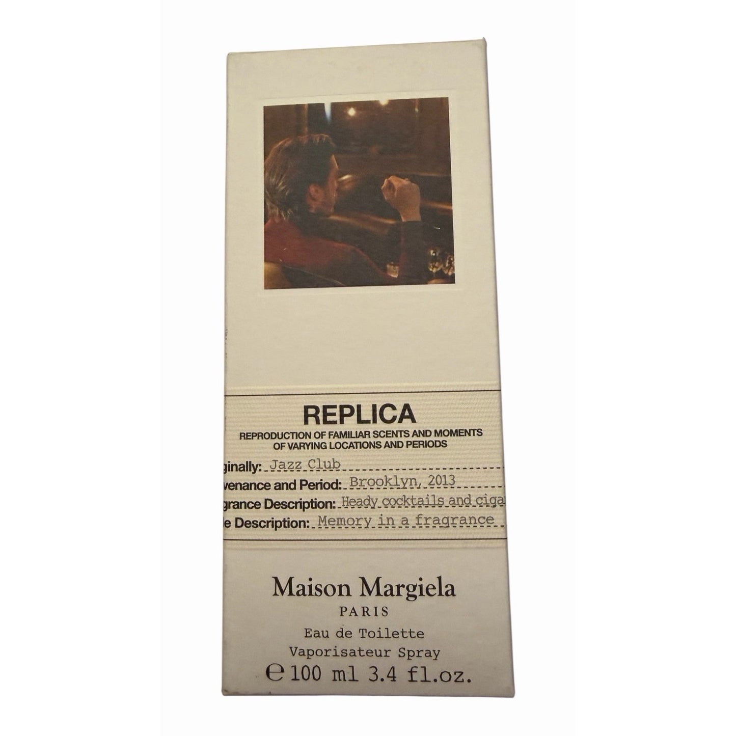 Replica Jazz Club Eau de Toilette 3.4 oz / 100ml – Authentic w/ Box – See Photos