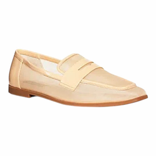 AQUA Neda Nude Loafers Size 10  Classic Academia Quiet Luxury Summer Flats