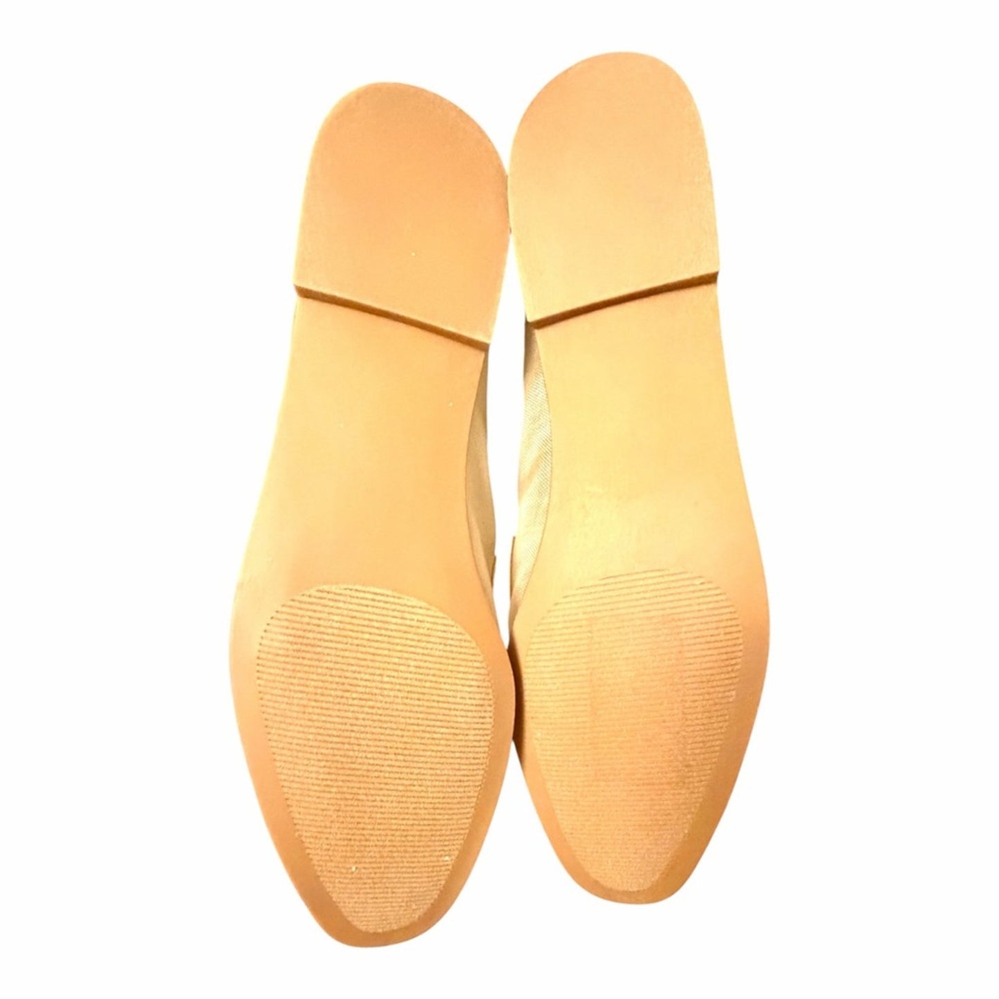 AQUA Neda Nude Loafers Size 10  Classic Academia Quiet Luxury Summer Flats