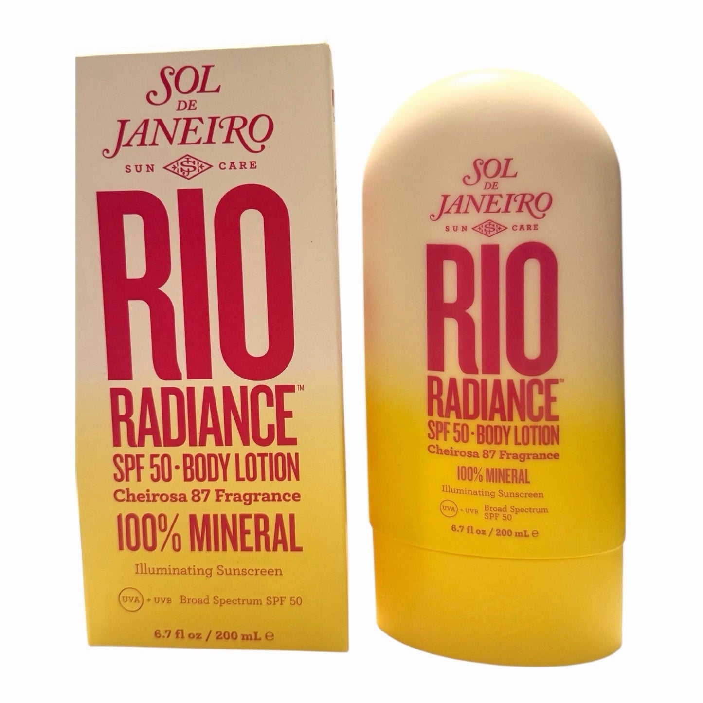 Sol de Janeiro Rio Radiance Body Lotion SPF 50 6.7 fl Oz, Cheirosa 87 Fragrance