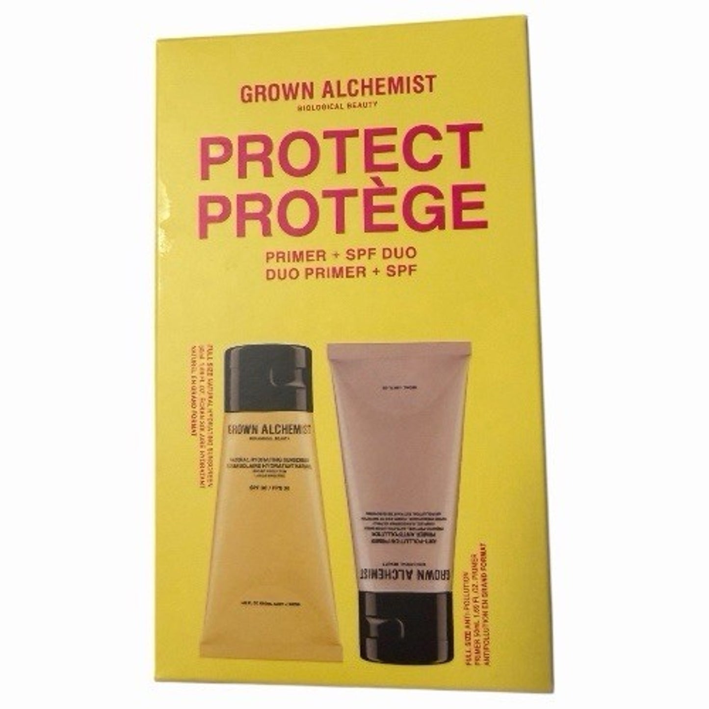 Grown Alchemist Protect + Protect Duo | Anti-Pollution Primer & SPF 30 Sunscreen