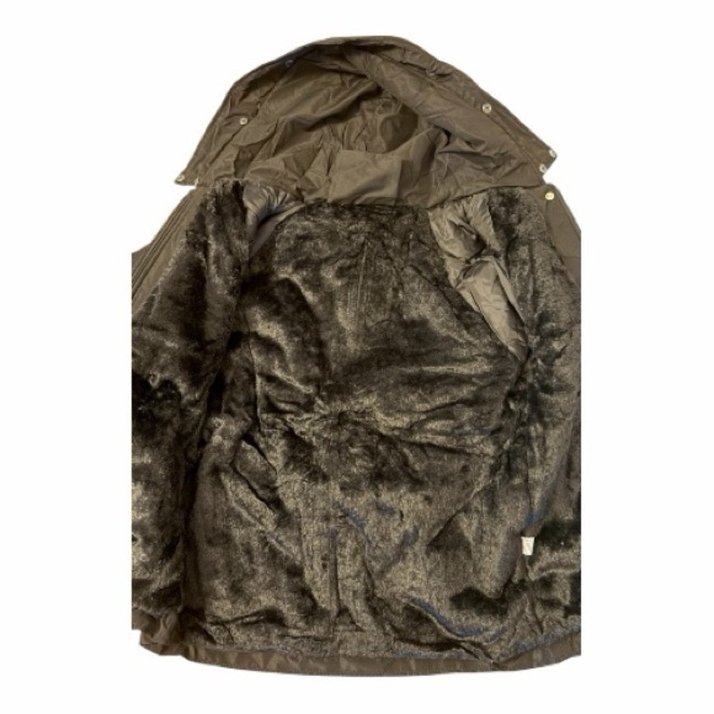 NWT XINDAIER Faux Fur Trim Hooded Parka - Black Women’s L